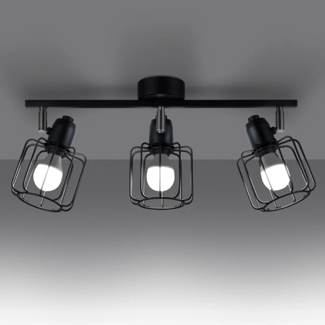 Ceiling lamp BELUCI 3 black