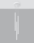 Hanging lamp PASTELO 3P white + 3x LED Bulb G9 3000K Warm 4.5W 510lm