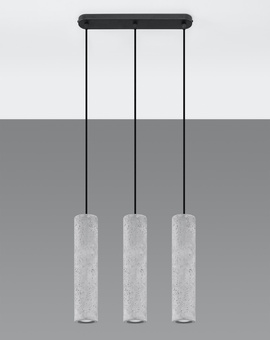 Pendant lamp LUVO 3 + 3x LED Bulb GU-10 3000K Warm 7W 620lm