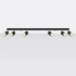 Ceiling lamp NERO 6 black/golden