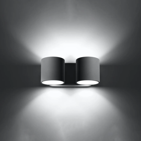 Wall lamp ORBIS 2 grey