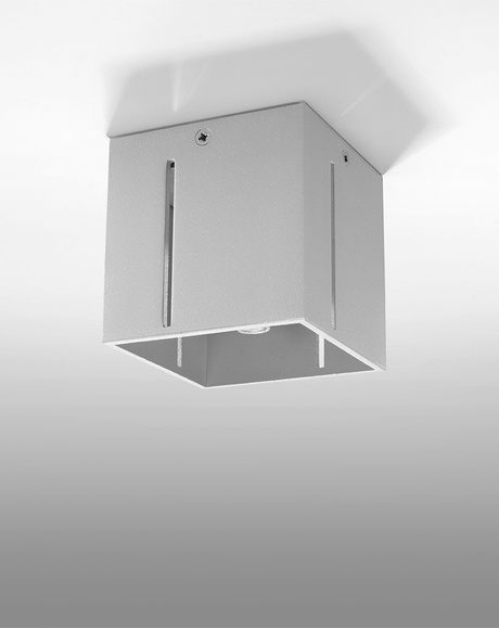 Ceiling lamp PIXAR gray + 1x LED Bulb G9 4000K Cool White 4.5W 530lm