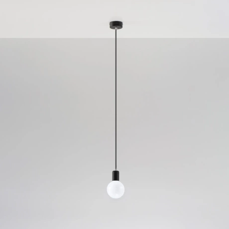 Pendant lamp EDISON black