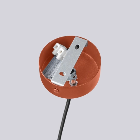 Chandelier HALO 6 red ochra