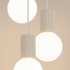 Pendant lamp HALO 3P beige