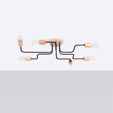 Chandelier TIMBO 6 black