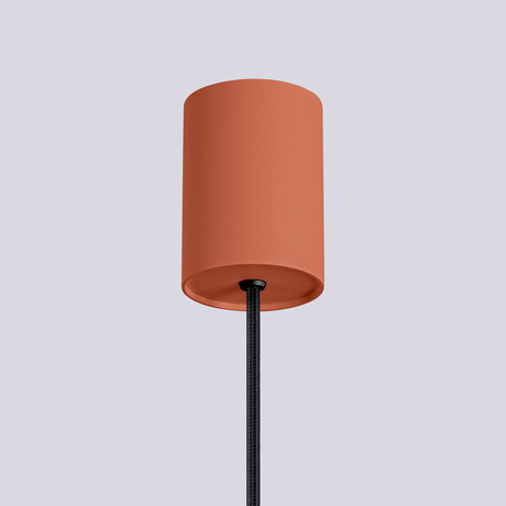 Pendant lamp HALO 1 red ochra