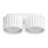Ceiling lamp AURA 2 white Gx53