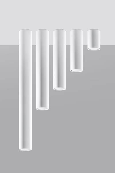 Ceiling lamp LAGOS 20 white + 1x LED Bulb GU-10 4000K Cool White 7W 630lm