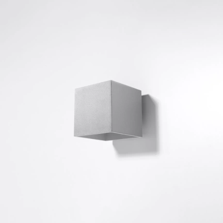 Wall lamp QUAD 1 grey