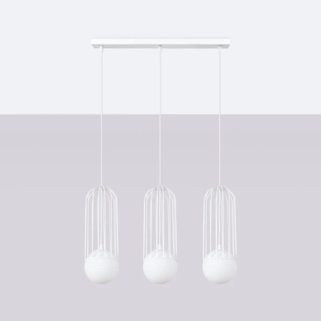 Pendant lamp BRINA 3L white