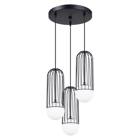 Ceiling lamp BRINA 3P black + 3x LED Bulb G9 3000K Warm 4.5W 450lm
