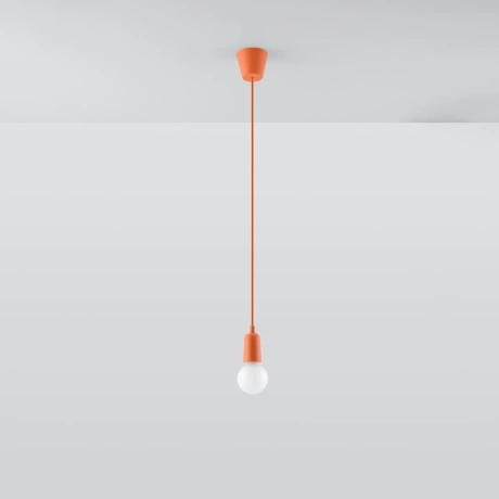 Pendant lamp DIEGO 1 orange