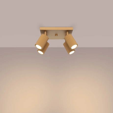 Ceiling lamp KARBON 4 gold