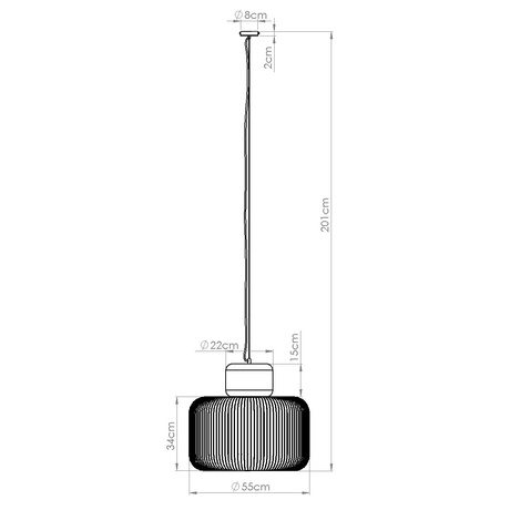 Pendant lamp GABBIA 55