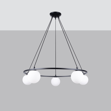 Chandelier YOLI 5 + 5x LED G9 Bulb 4000K Cold 4.5W 460lm
