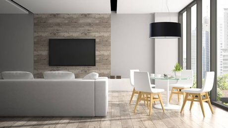 Chandelier OTTO 50 black + 5x LED Bulb E27 4000K Cool White 7.5W 650lm