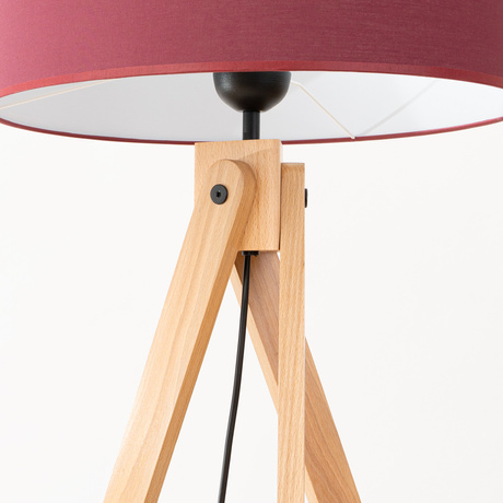 Floor lamp NATT burgundy