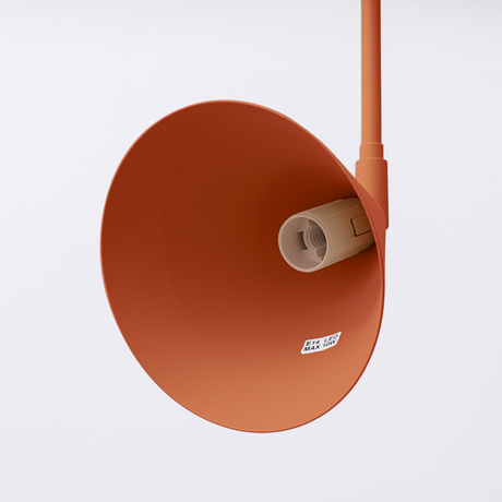 Wall lamp NOX red ochre