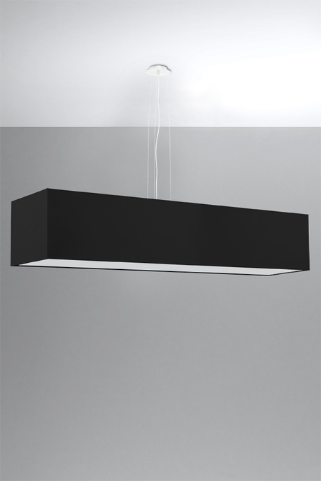 Chandelier SANTA 120 black + 5x LED Bulb E27 3000K Warm 7.5W 620lm