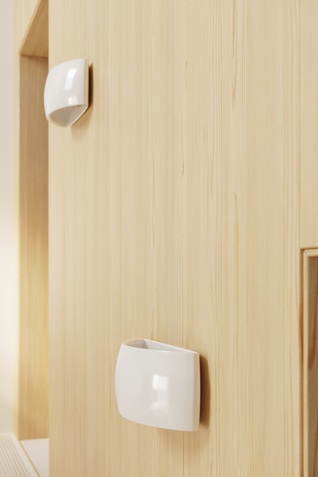 Wall lamp painted PONTIUS in glossy white + 1x LED Bulb G9 4000K Cool White 4.5W 530lm