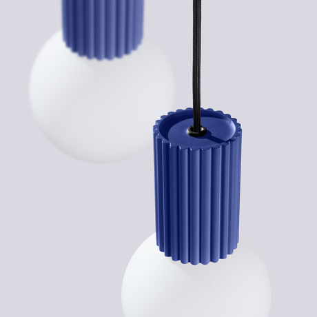 Pendant lamp HALO 3P ultramarine
