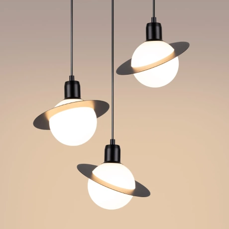 Pendant lamp HYPERION 3P black