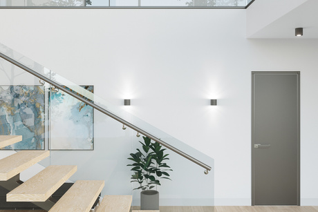 Ceiling lamp ORBIS 1 anthracite + 1x LED bulb GU-10 4000K Cool White 7W 630lm