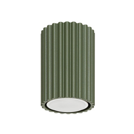 Ceiling lamp KARBON 10 olive green