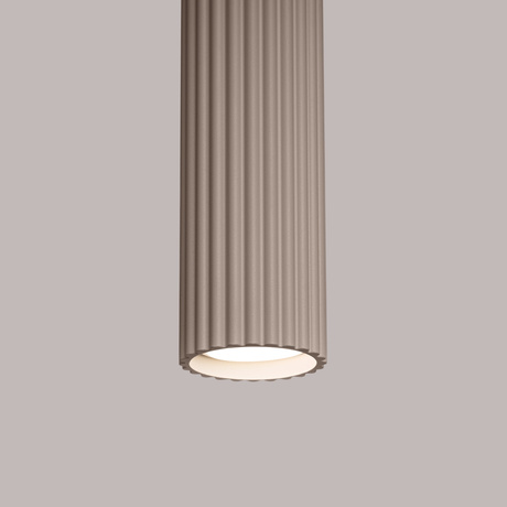 Pendant lamp KARBON 1 taupe