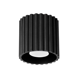 Ceiling lamp AURA 1 black GU10