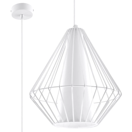 Pendant lamp DEMI white