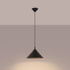 Pendant lamp ZUMA black + 1x LED Bulb E27 3000K Warm 7.5W 620lm