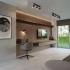 Ceiling lamp RING 4L black