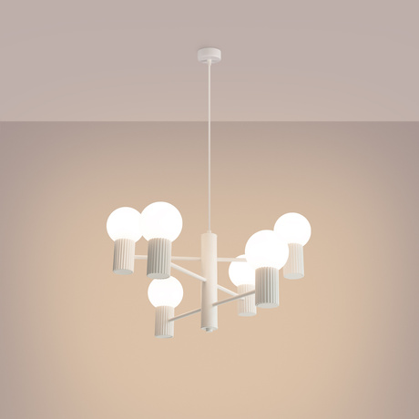 Chandelier HALO 6 white