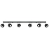 Ceiling lamp OCULARE 6L black
