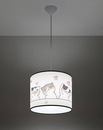 Ceiling lamp CAT 30 + 1x LED Bulb E27 3000K Warm 7.5W 620lm