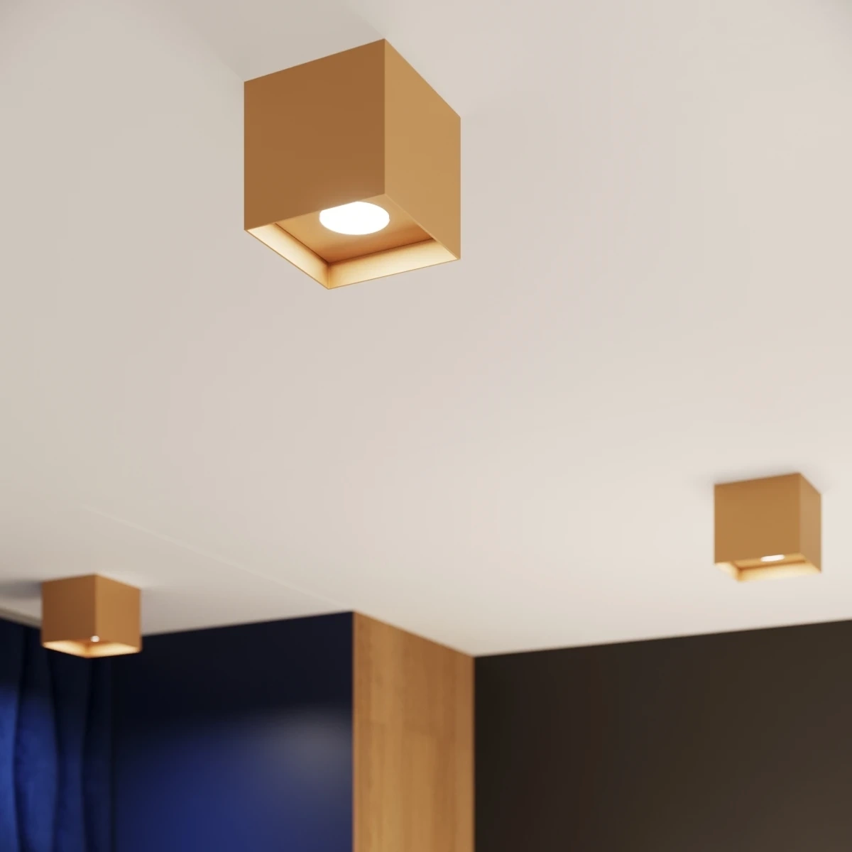 Ceiling lamp HATI gold