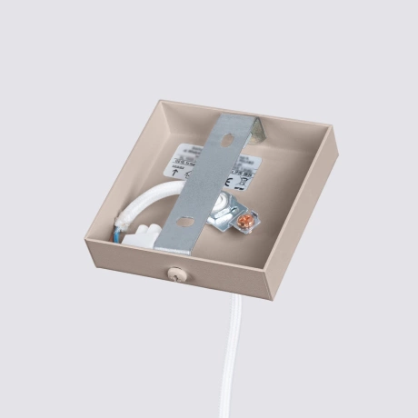 Pendant lamp KARBON 1 taupe