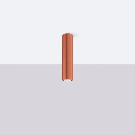 Ceiling lamp KARBON 30 red ochre