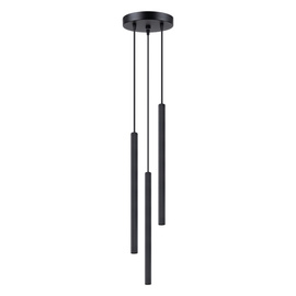 Hanging lamp ARCHE 3P black + 3x LED Bulb G9 3000K Warm White 4.5W 450lm