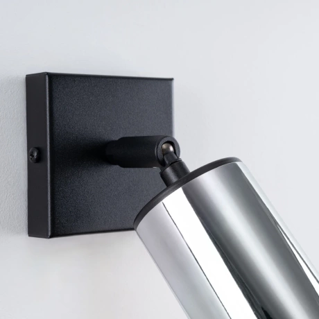 Wall lamp WINX black/chrome