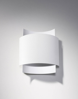 Wall lamp IMPACT white + 1x LED bulb G9 3000K Warm 4.5W 510lm