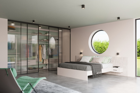 Ceiling lamp INEZ black + 1x LED Bulb G9 4000K Cool White 4.5W 530lm