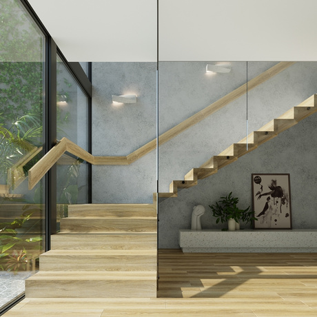 Wall lamp SIGMA concrete + 2x LED Bulb E27 3000K Warm 7.5W 620lm