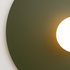 Wall lamp AKE 50 olive green