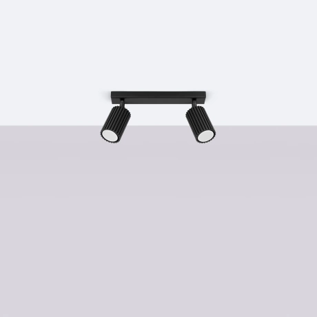 Ceiling lamp KARBON 2 black