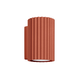 Wall lamp KARBON 10 red ochre
