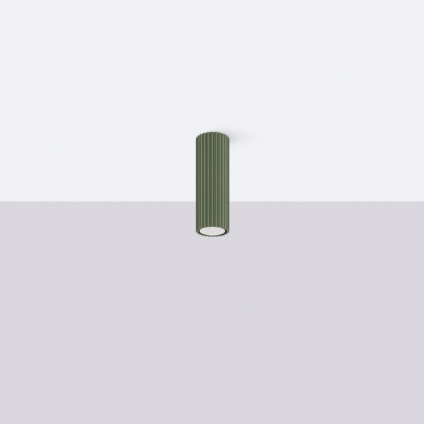 Ceiling lamp KARBON 20 olive green