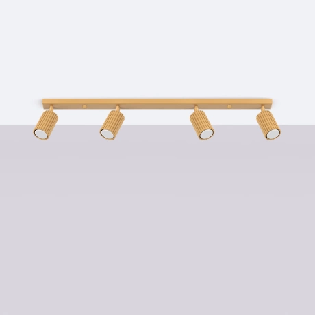 Ceiling lamp KARBON 4L gold
